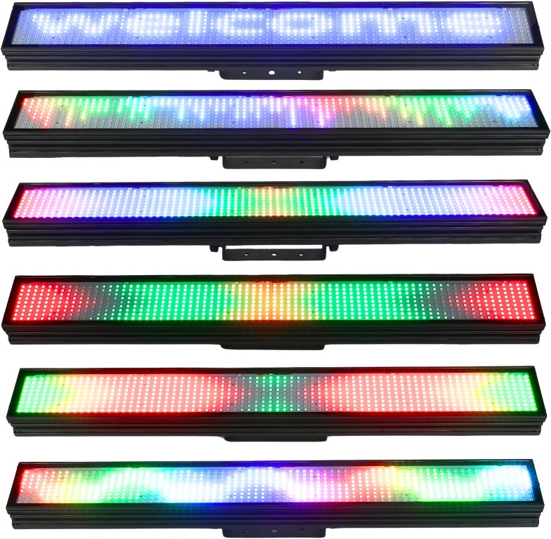 LIGHT4ME STROBE BAR 1000 RGB listwa oświetleniowa stroboskop blinder oświetlacz efekt LED 666x0,3W SMD