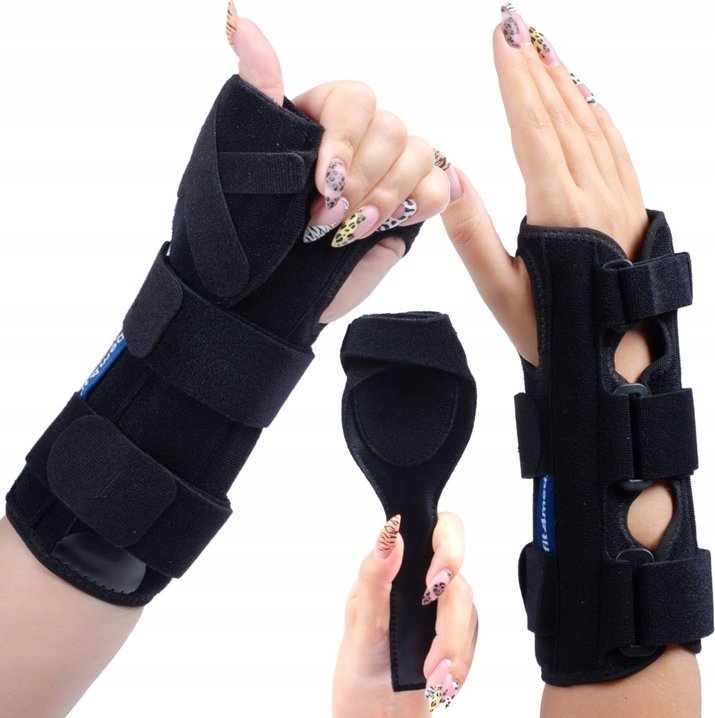 Orteza Nadgarstka Stabilizator Dłoni Ręki Z Szyną