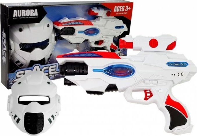 Lean Sport Kosmiczny Pistolet Laserowy z Maską Space
