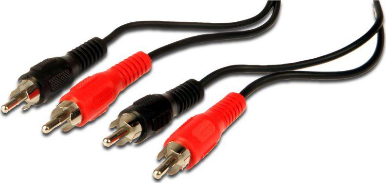 Kabel PremiumCord RCA (Cinch) x2 - RCA (Cinch) x2 15m czarny (kjackcmm2-15)