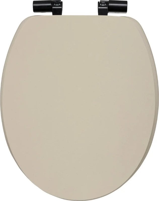 Deska bidetowa 5five Cicho opadająca deska sedesowa ONYX, 37,5 x 49,9 x 5,2 cm