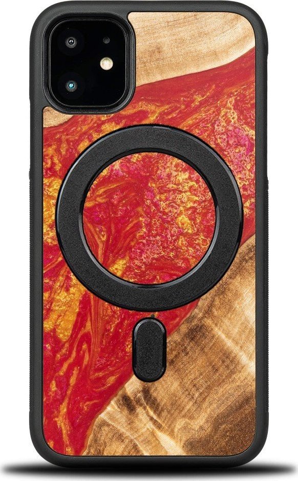 BeWood Etui Bewood Unique na iPhone 11 - Neons - Paris z MagSafe