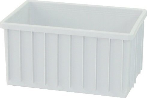 Artech Pojemnik magazynowy bez uchwytów, biały, wym. 60x40cm, atest na kontakt z żywnością