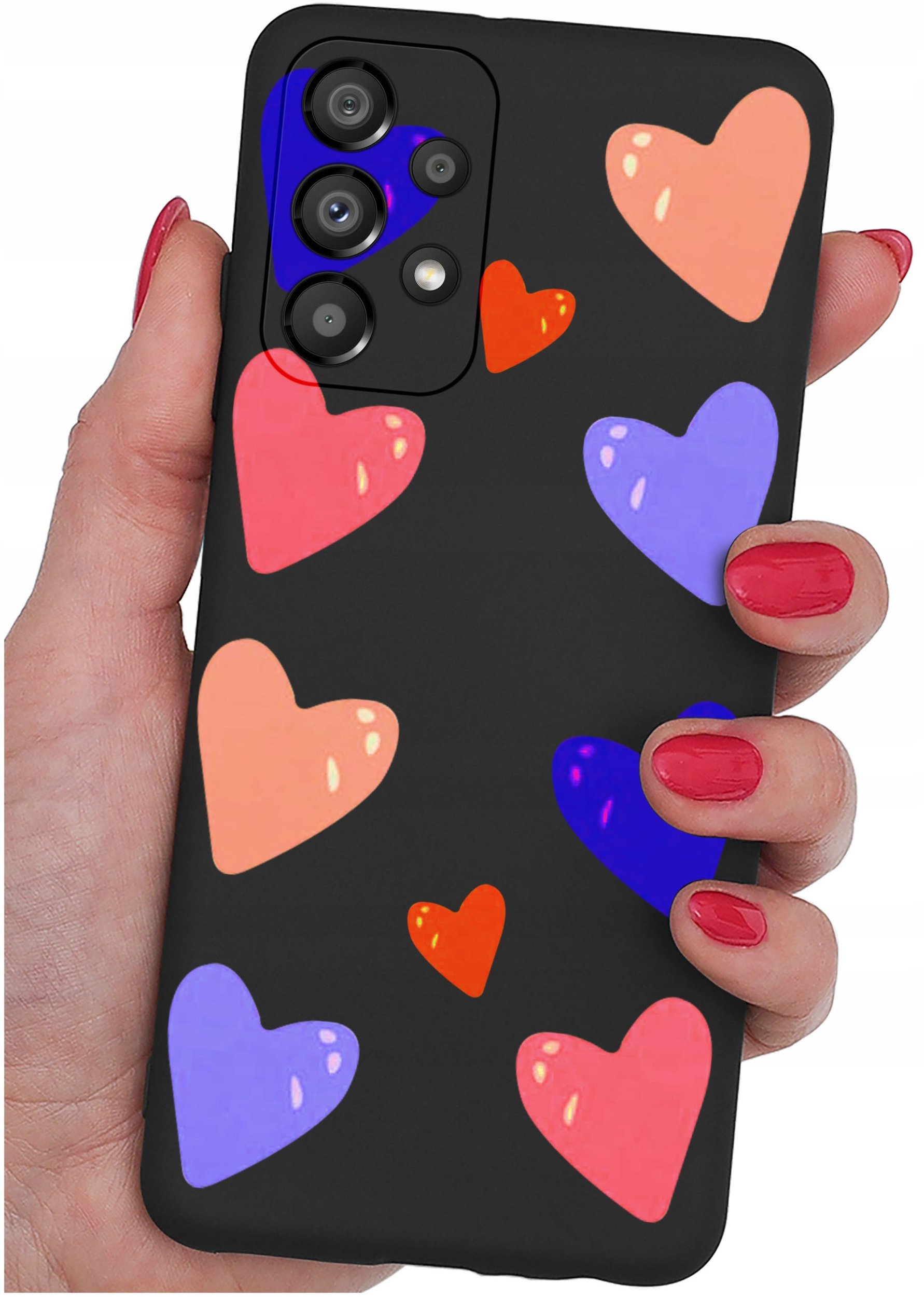 Etui do Samsung Galaxy A33 5G WZORY |SILIKONOWE MATT CASE + SZKŁO 9H