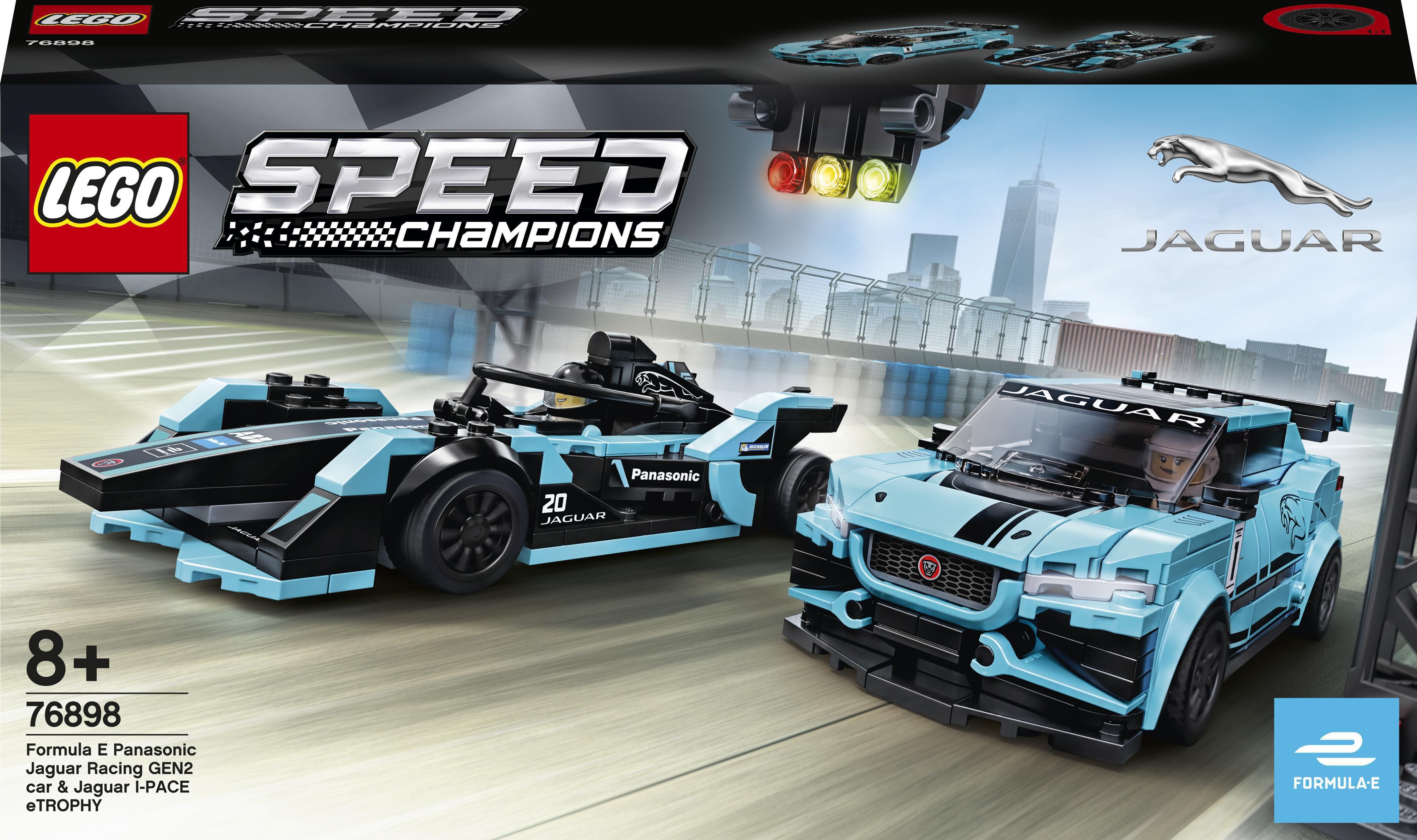 LEGO Speed Champions Formula E Panasonic Jaguar Racing GEN2 car i Jaguar I-PACE Etrophy (76898)