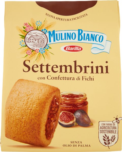 Mulino Bianco Ciastka z konfiturą figową Settembrini Frollini 300g -