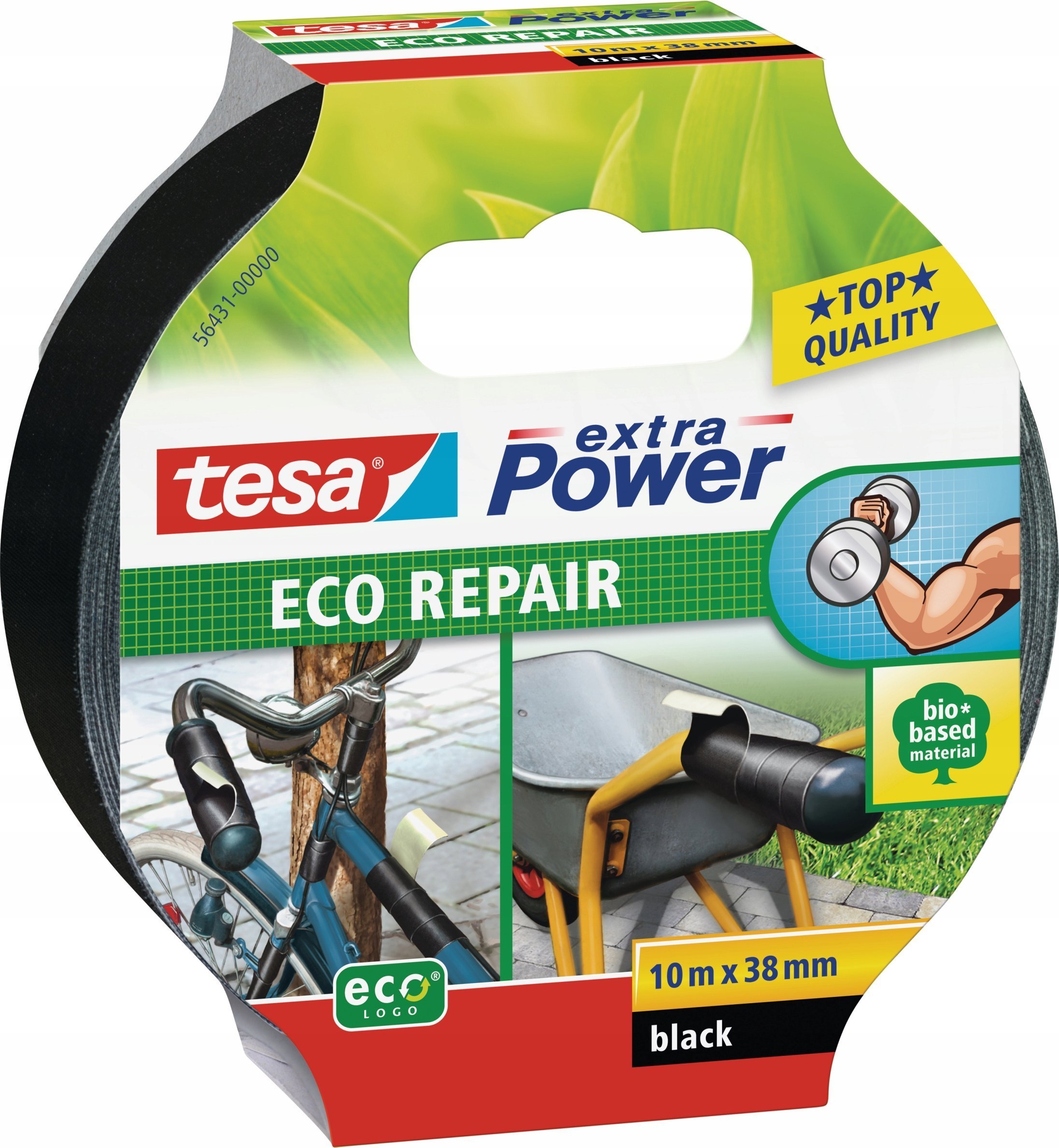 Tesa extra Power Eco* Repair 10m 38mm czarny