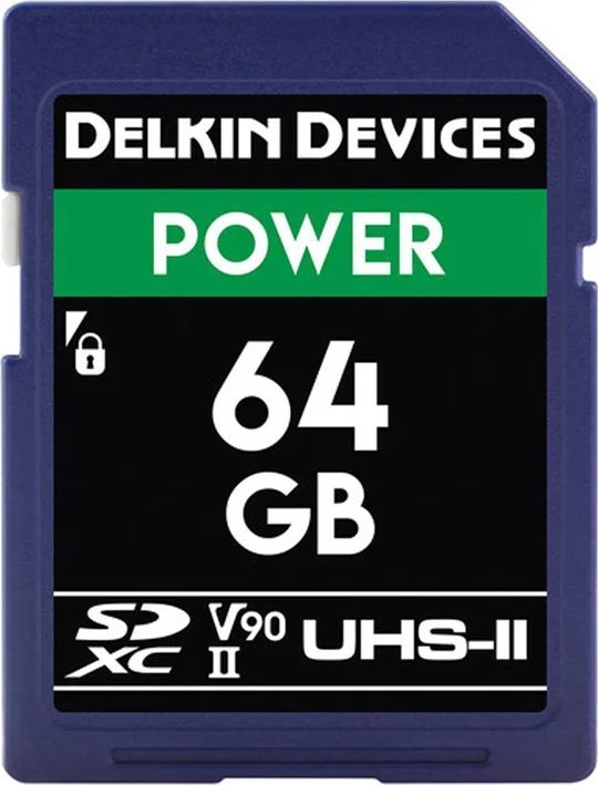 Karta Delkin Power 2000x SDXC 64 GB Class 10 UHS-II/U3 V90 (DDSDG200064G)