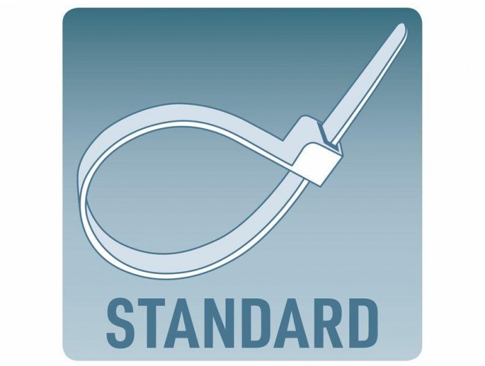 Extol Zaciskowe paski czarne 500X76Mm 50Szt 8856172