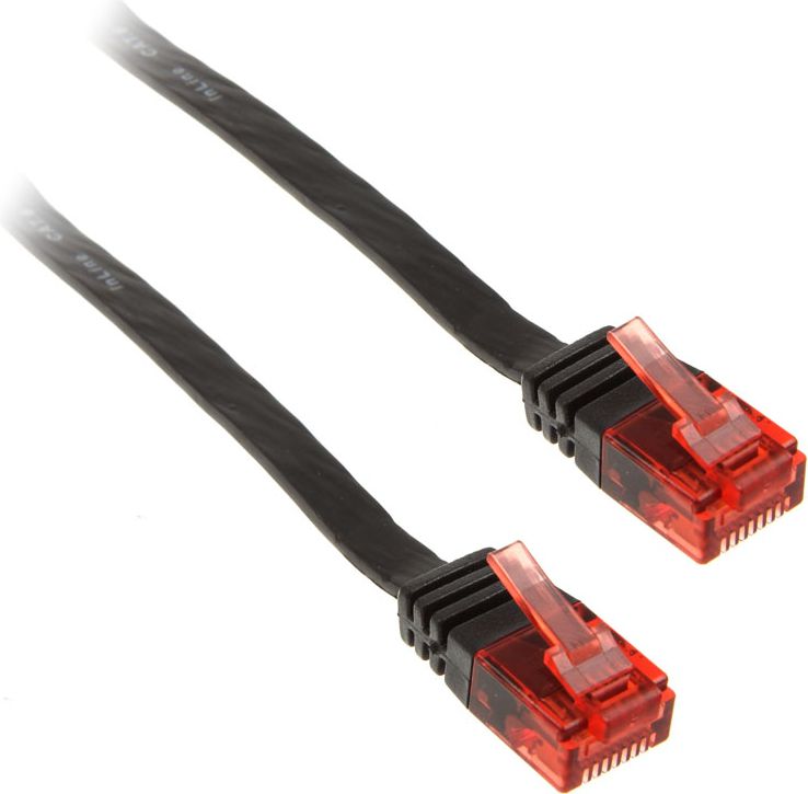 InLine 1,5m - kabel sieciowy U/UTP - 1000 Mbit - Cat.6 - RJ45 - czarny (71614S)