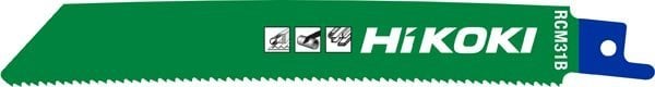 HIKOKI SABRE SAW BLADE RCM31B CURVED 150 14TPI 150mm /5pcs.
