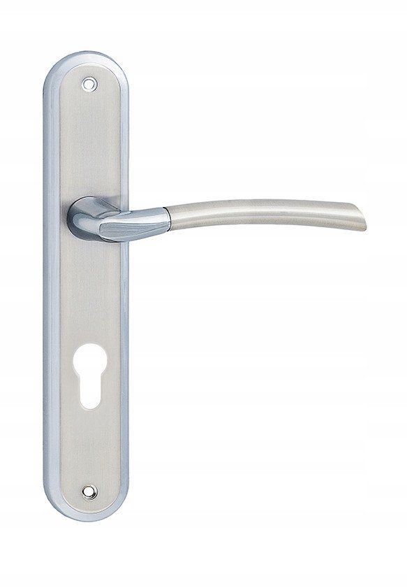 DOOR HANDLE ZORBA 72MM CHROME/MAT CHROME