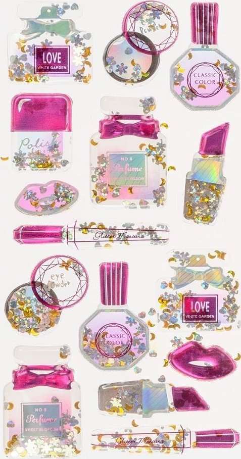 Naklejki 3D z konfetti