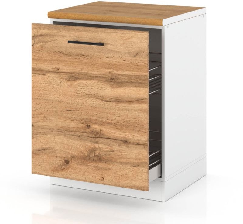 Szafka Kuchenna Stojąca Z Blatem Szafka Cargo 40cm Spremium Dąb Wotan