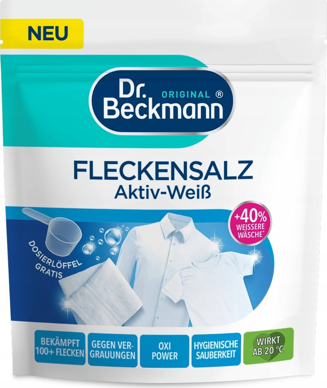 Dr. Beckmann (DE) Dr.Beckmann Oxi Power Odplamiacz do białych ubrań, 400 g (PRODUKT Z NIEMIEC)