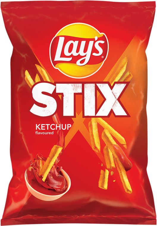 Lay's Stix Chipsy ziemniaczane o smaku ketchupowym 130 g