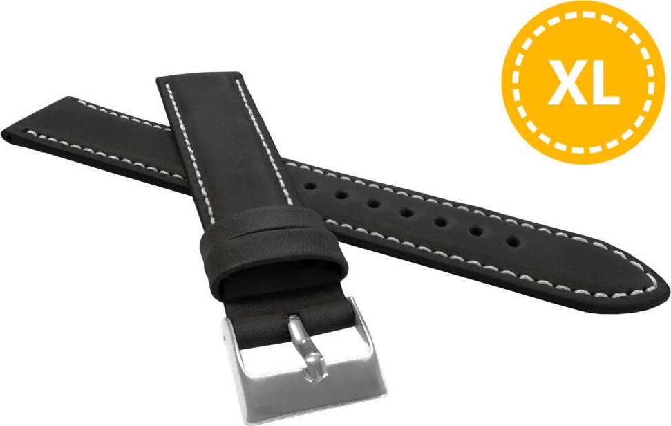 Lavvu Skórzany pasek do zegarka 24 mm XL Lavvu LSBXB24 skóra licowa