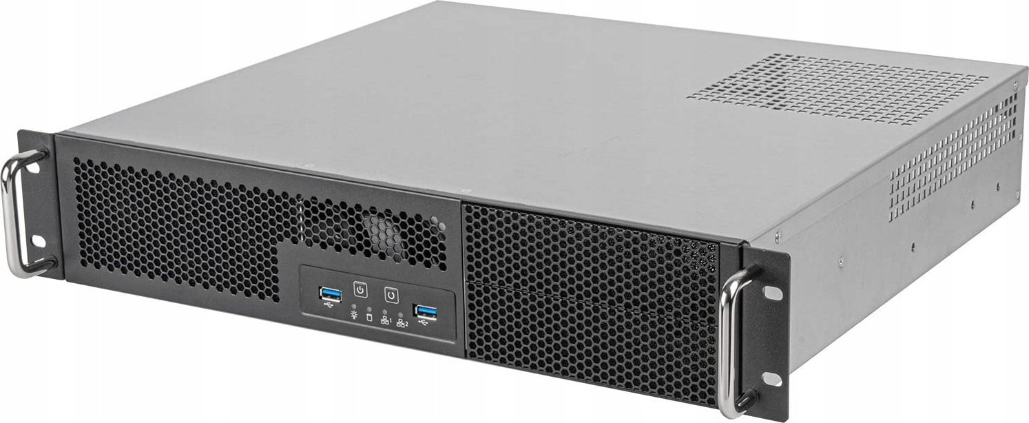 Obudowa SilverStone SilverStone SST-RM23-502-MINI - Rackmount Server Gehäuse, 2U, Micro-ATX - schwarz