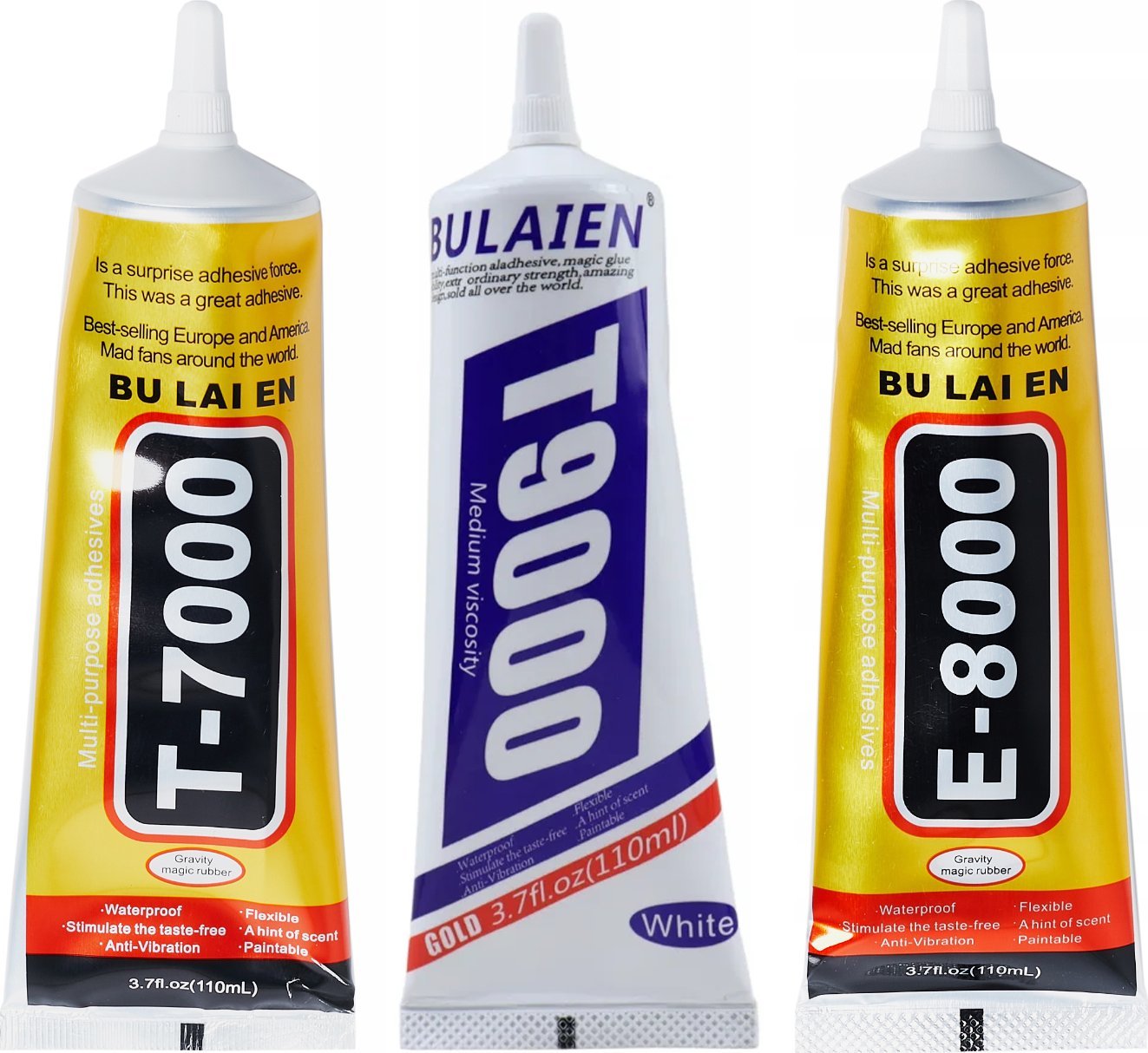 Zestaw Klejów Klej T-9000 E-8000 T-7000 110ml Techrebal