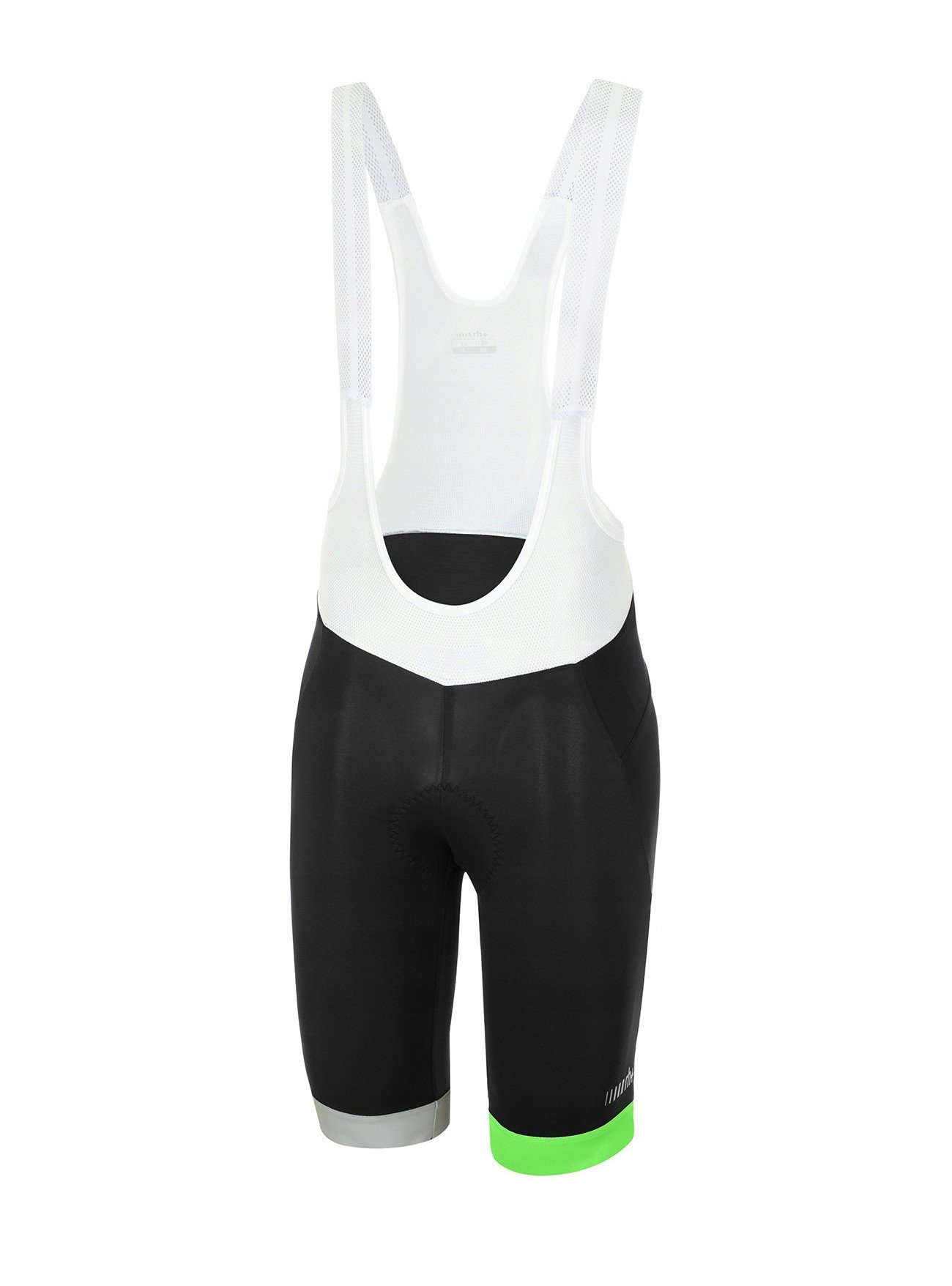 Spodenki rowerowe zeroRH+ Prime BLACK/FLUO GREEN/REFLEX - L