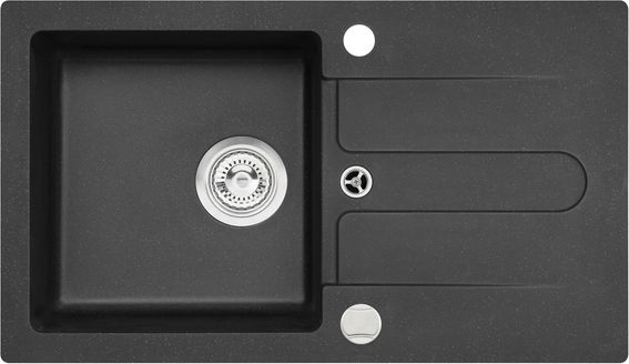 Zlewozmywak Alveus CANCAN 130 Zlewozmywak granital kolor czarny, z syfonem POP-UP