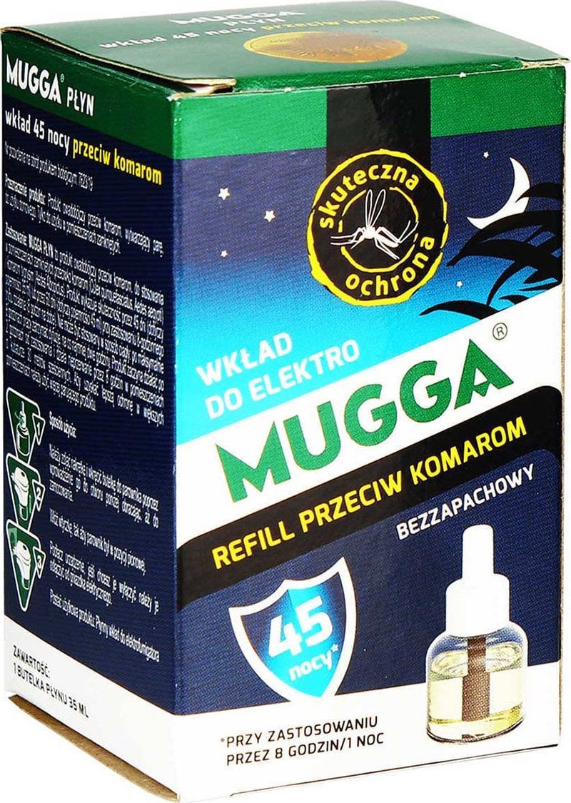 Mugga MUGGA WKŁAD płyn na komary 45nocy 35ml