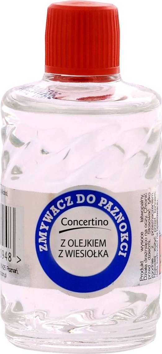 Concertino Zmywacz do paznokci z olejkiem z wiesiołka - z acetonem 50ml