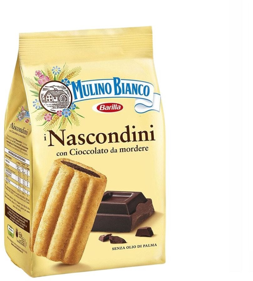 Mulino Bianco Ciastka nadziewane czekoladą Nascondini 330g -