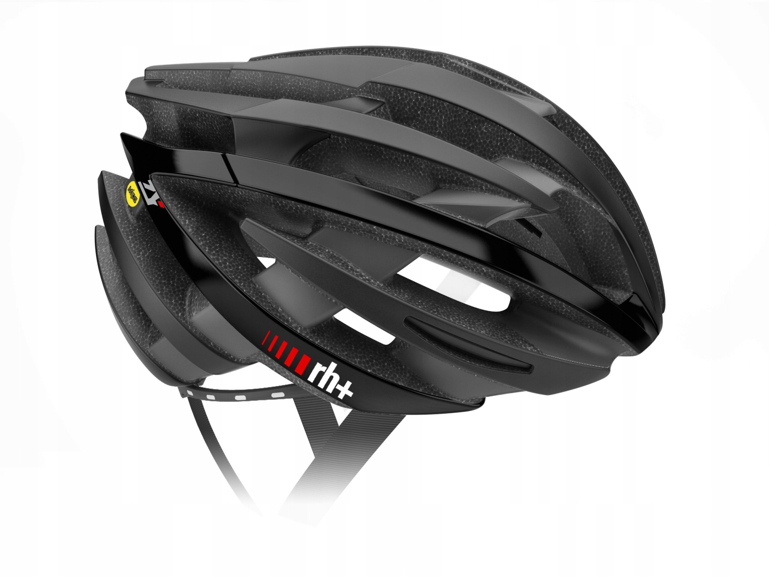 Kask rowerowy zeroRH+ ZY MIPS MATT BLACK-ARROW SHINY BL XS/M