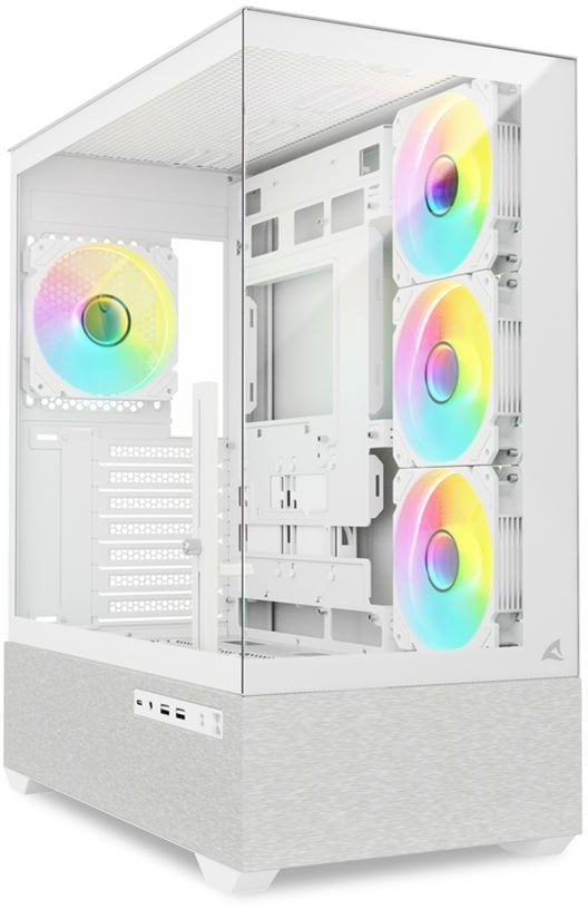 Sharkoon Gehäuse AK7 ARGB ATX weiß
