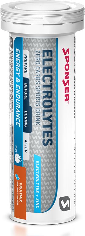 Sponser Elektrolity SPONSER ELECTROLYTES TABS red orange mix tabletki (pudełko 12szt x 10 tabletek) (NEW)