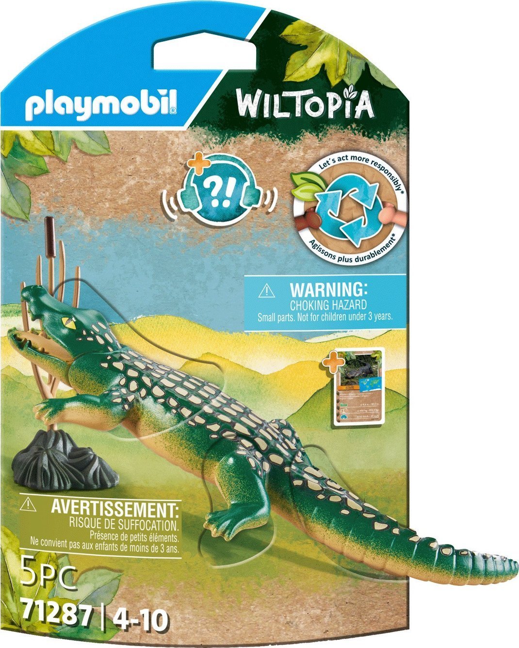 Figurka Playmobil Figurka Wiltopia 71287 Aligator