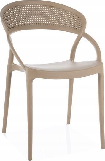 Signal Krzesło tarasowe ogrodowe GLIS II beżowe