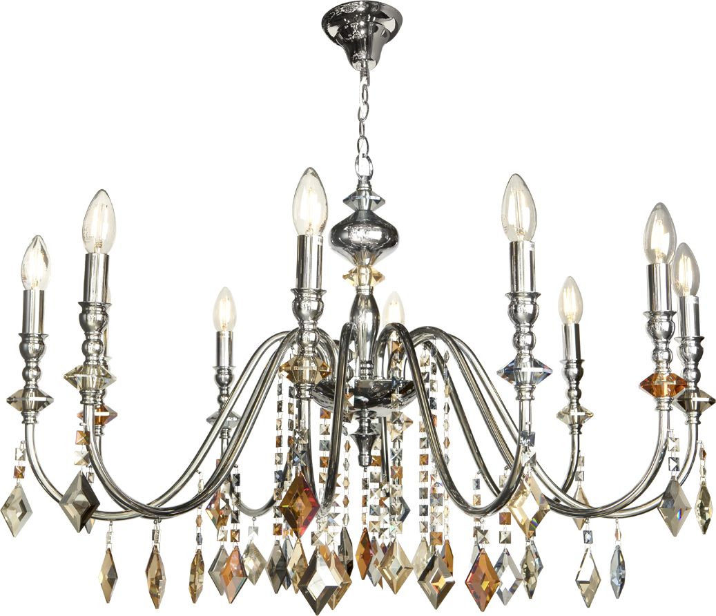 Lampa wisząca Witek Home Lampa wisząca kryształowa Festival 10