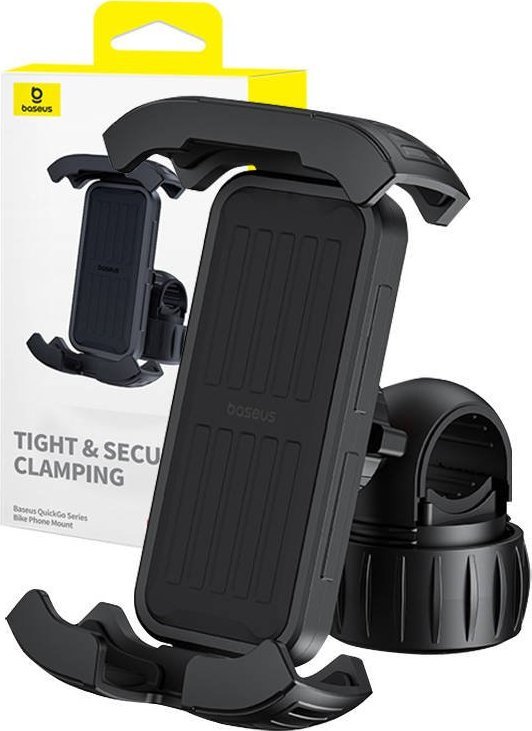 Baseus Uchwyt rowerowy Baseus QuickGo do telefonów (czarny)