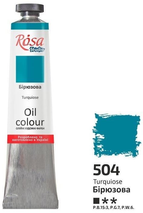 Farba olejna turquoise 504 45ml