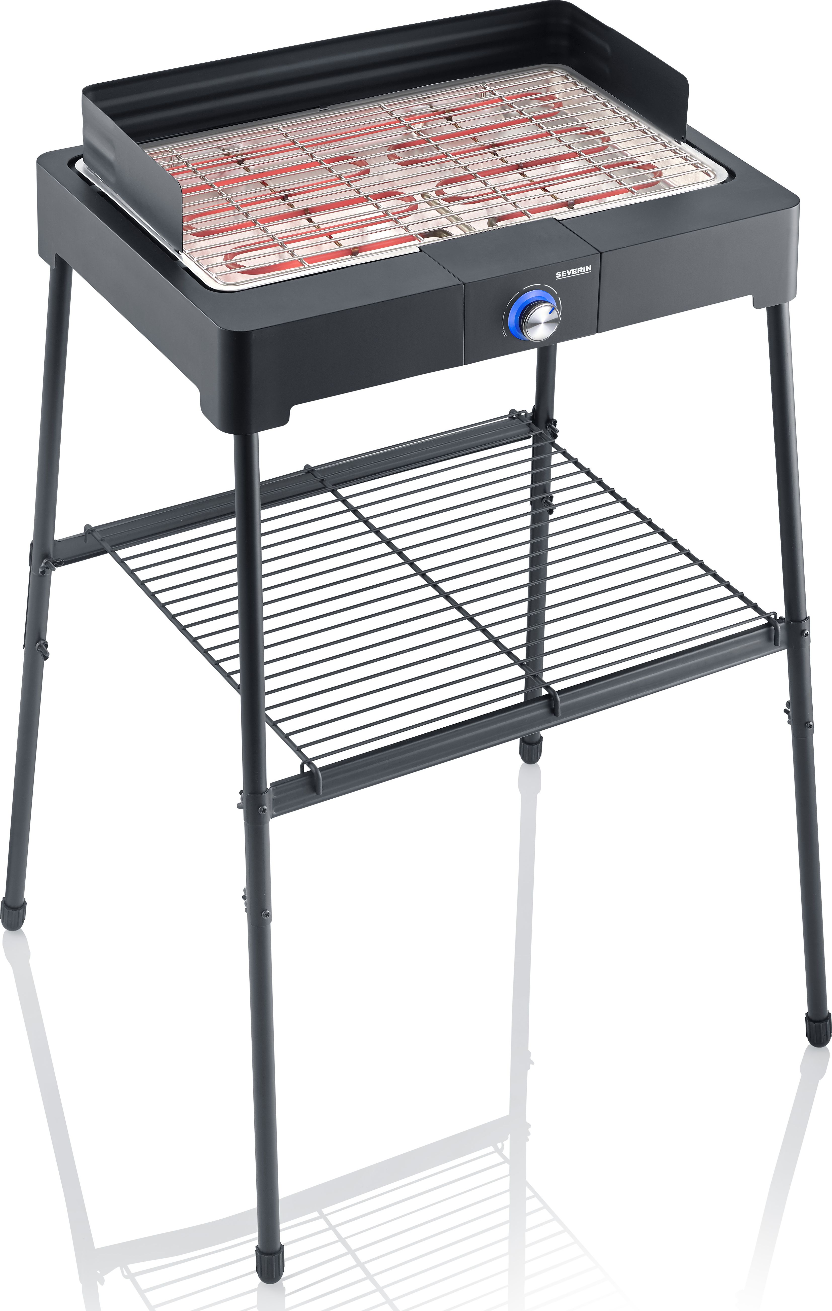 Severin PG8566 Grill ogrodowy elektryczny 2200 W 44.5 cm x 26 cm