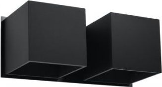 Kinkiet Sollux Kinkiet QUAD 2 czarny