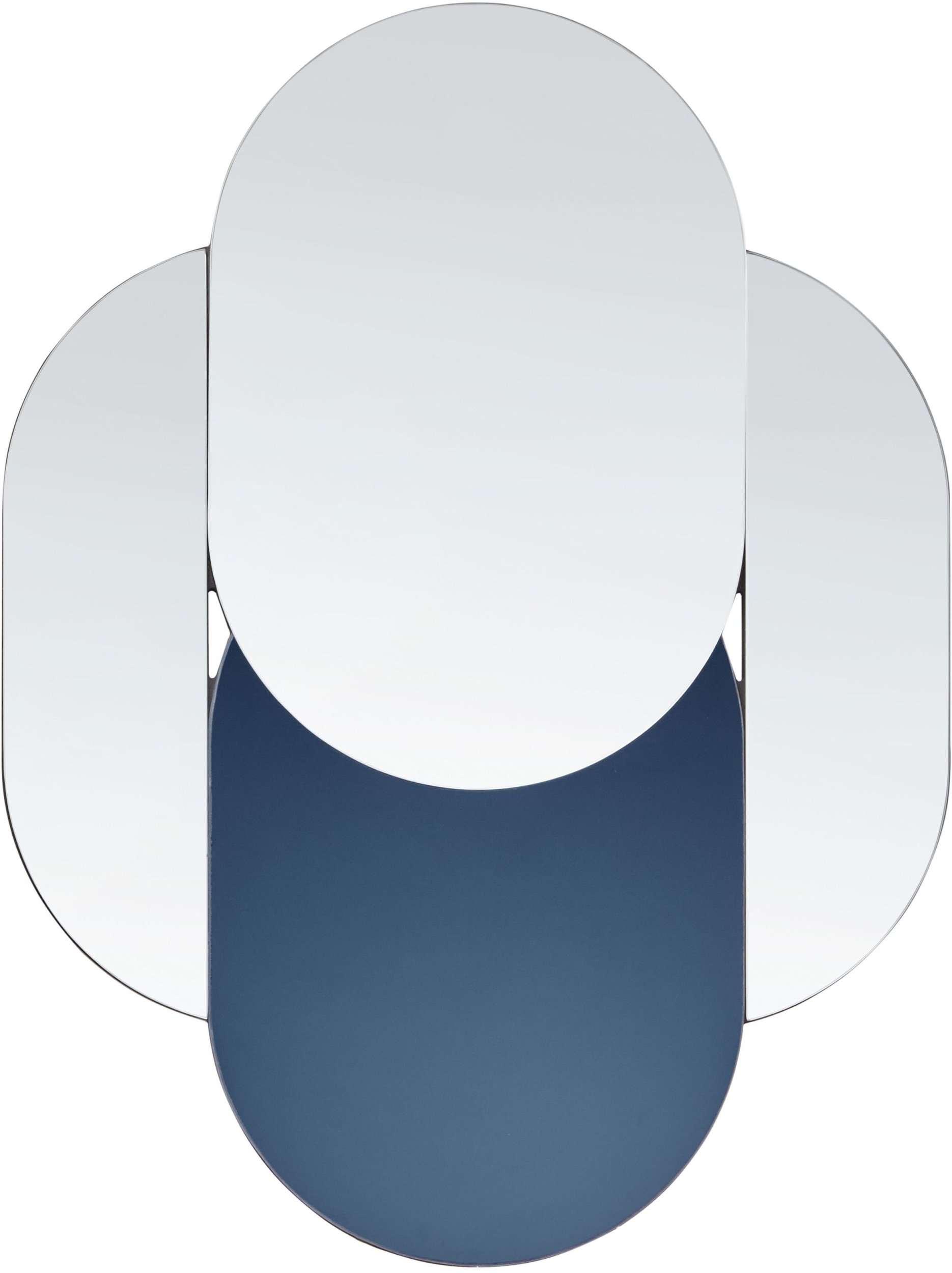 Lustro ścienne CHAILLON 60 cm 80 cm Niebieski