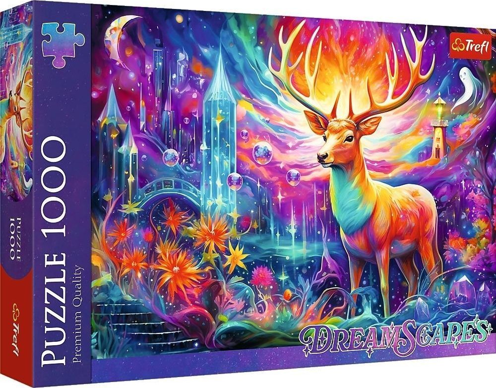 Trefl Puzzle DreamScapes: Mistyczny jeleń 1000 elementów (10933)