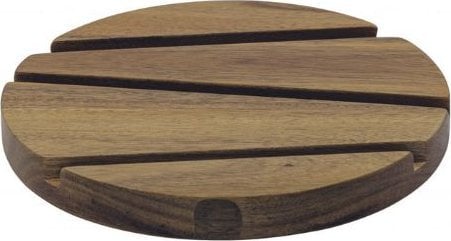 Scandinavian Home Bordskåner grafisk HOME - Ø: 20cm x H: 2cm - Akacie - Træ