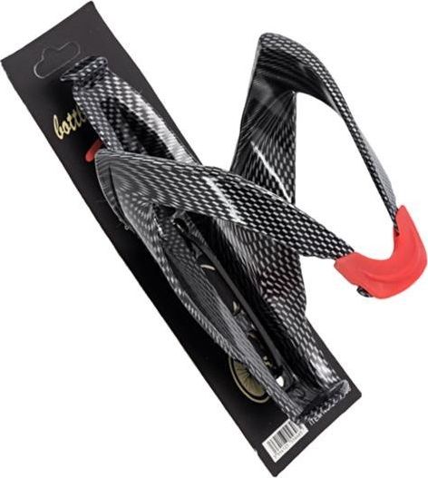 CGAuto AG512 UCHWYT KOSZYK NA BIDON DO ROWERU CARBONSTYLE uniwersalny