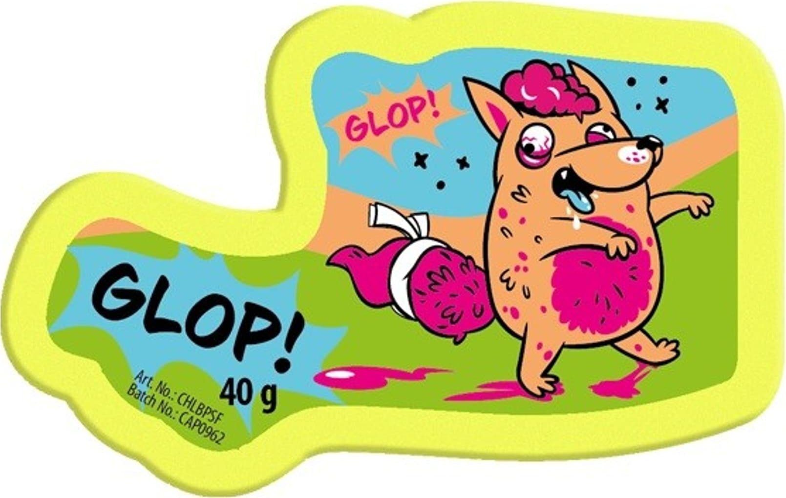 Chlapu Chlap CHLAPU CHLAP Zabawna Pastylka do kąpieli Szalony Lis - gruszka 40g