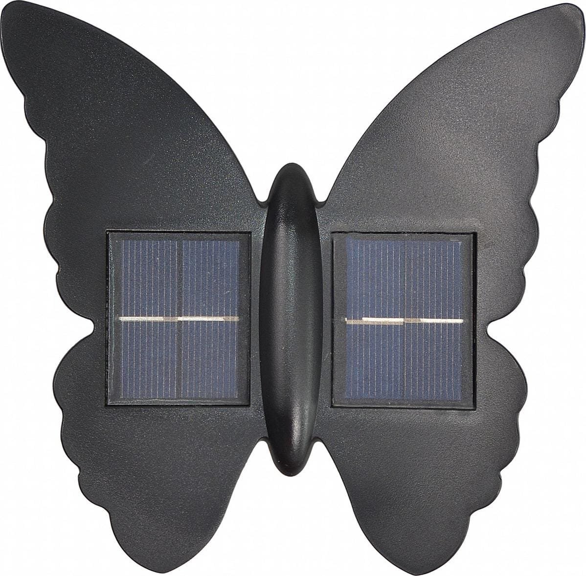 LAMPA SOLARNA ŚCIENNA MOTYL 2LED