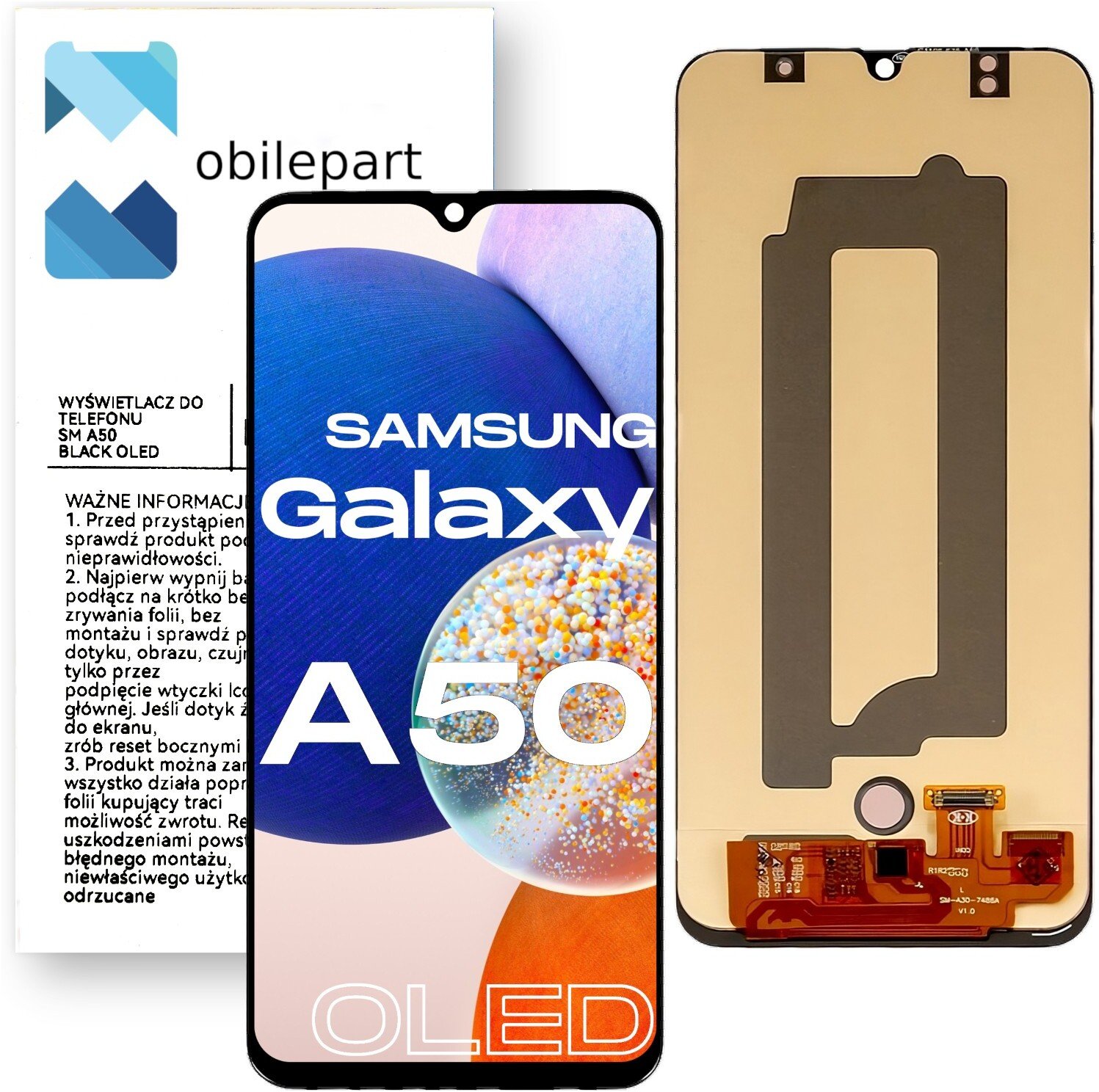 Wyświetlacz do Samsung Galaxy A50 LCD SM-A505 Ekran Oled