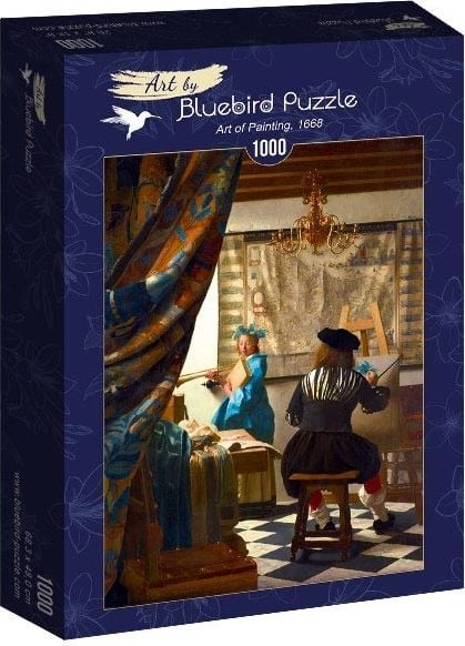 Bluebird Puzzle Puzzle 1000 Vermeer Alegoria malarstwa