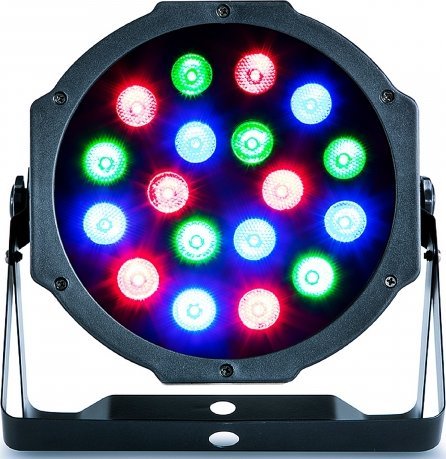 PROJEKTOR KOLOROFON LAMPA DISCO 18 LED RGB KULA
