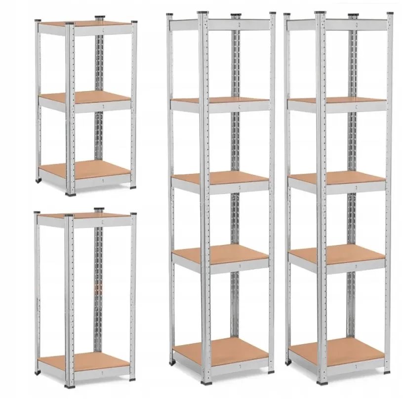 Extralink | Zestaw dwóch regałów 5-poziomowych | 180x40x40 cm, 175 kg