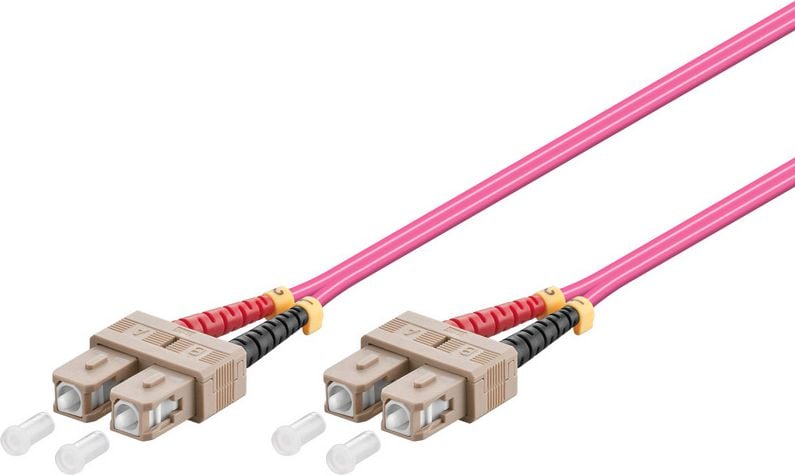 MicroConnect Patchcord światłowodowy SC/UPC - SC/UPC, 50/125, OM4, 3m (FIB222003-4)