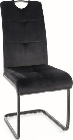 Signal Krzesło na płozie AXO VELVET czarne SIGNAL